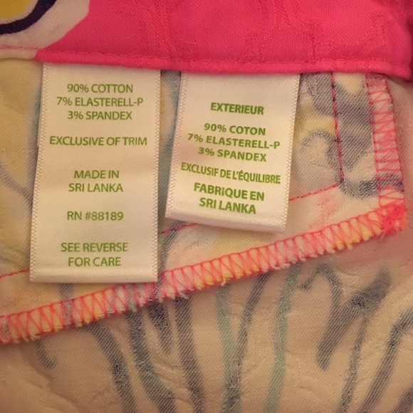 NWOT Lilly Pulitzer Kelly Ankle Skinny Pants 00 - Picture 5 of 5